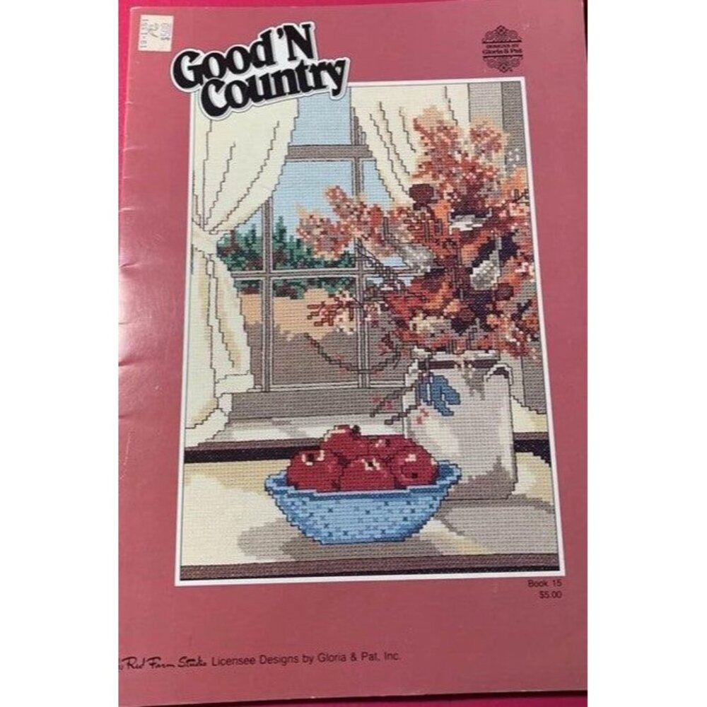 GoodN Country Cross Stitch Design Book 15 by Gloria & Pat